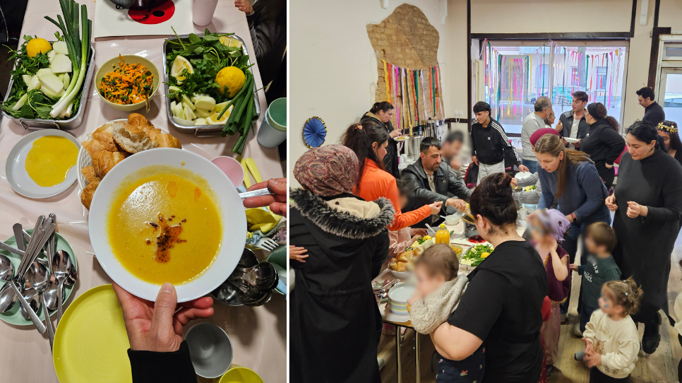 Zuckerfest mit Familien und Kindern im Wedding